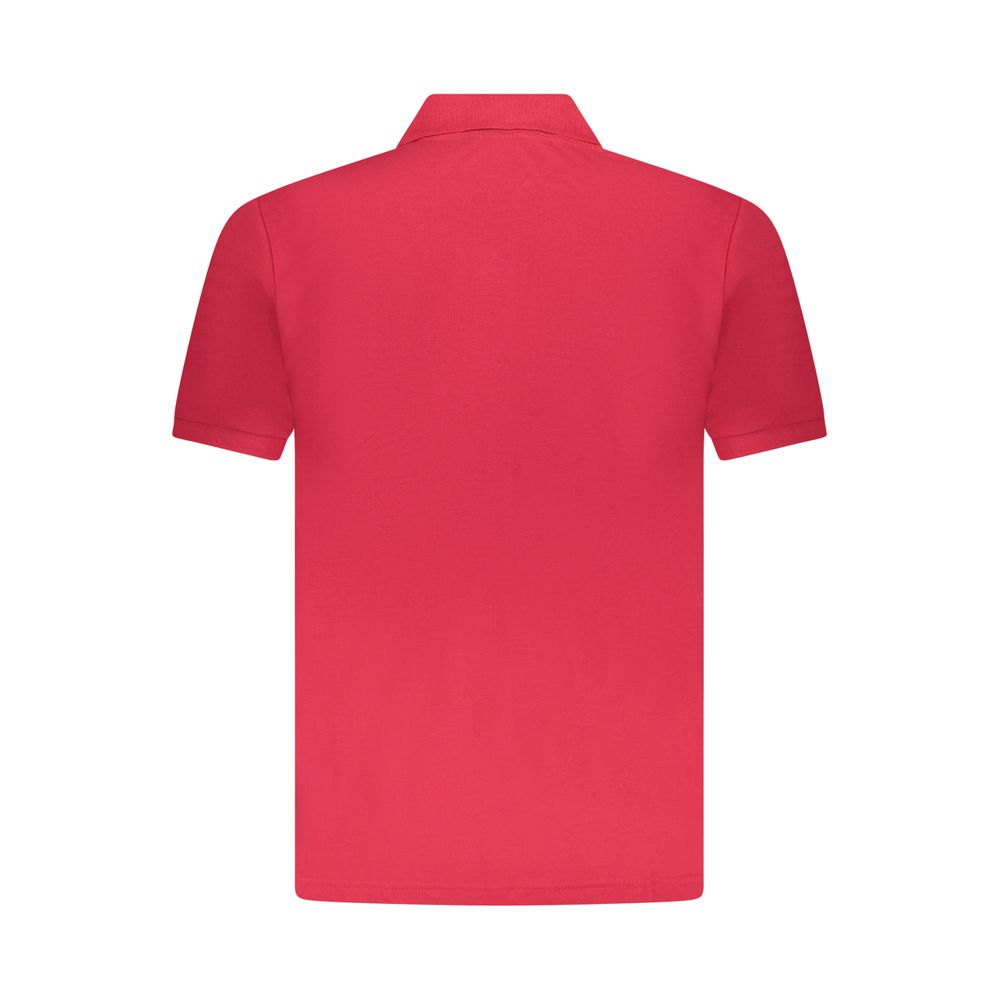 U.S. Grand Rotes Herren-Poloshirt aus Baumwolle