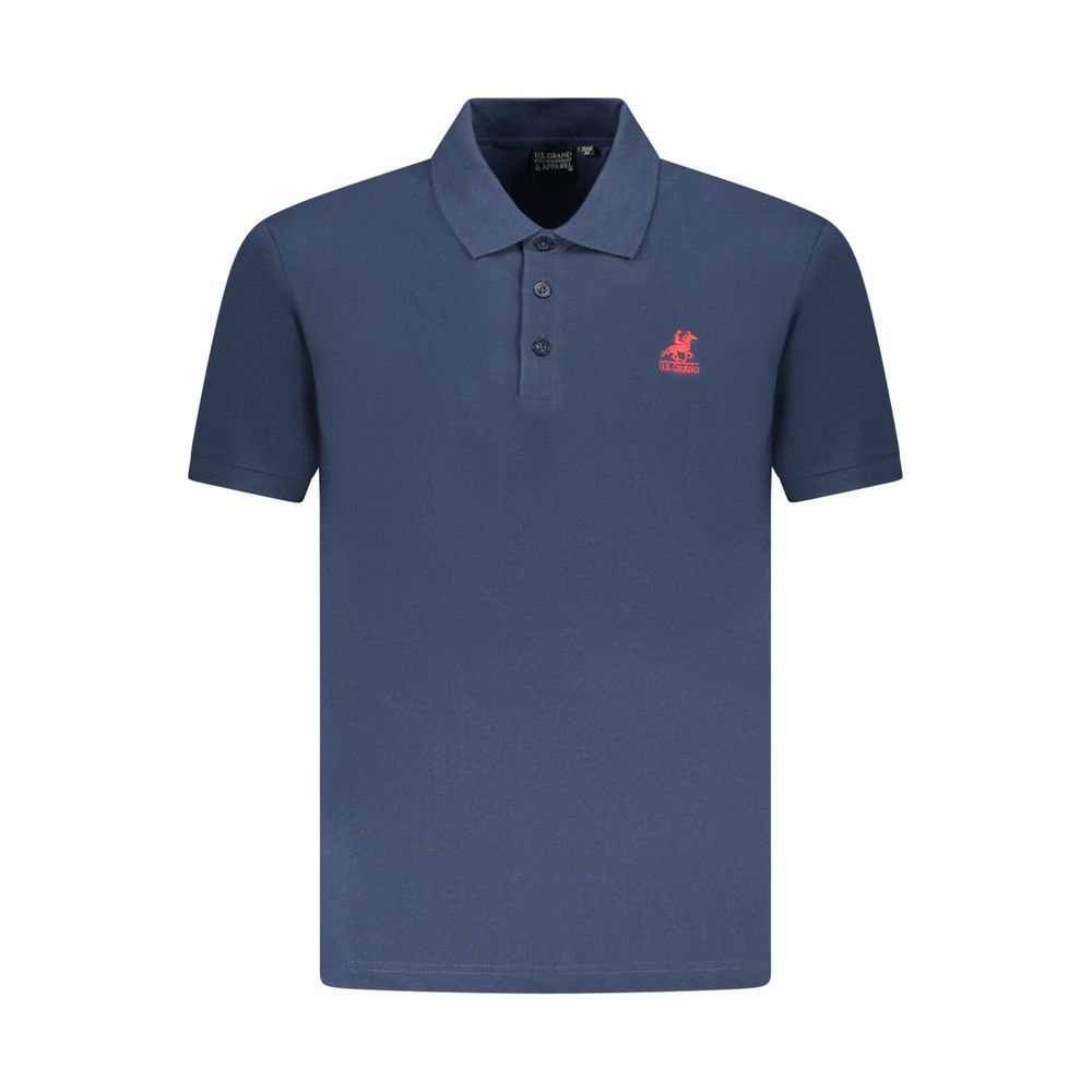 U.S. Grand Blue Cotton Polo Shirt