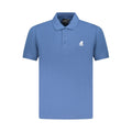 U.S. Grand Blaues Baumwoll-Poloshirt für Herren