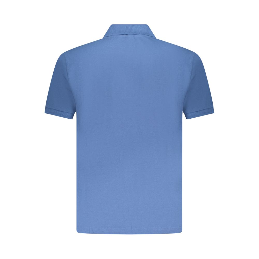 U.S. Grand Blaues Baumwoll-Poloshirt für Herren