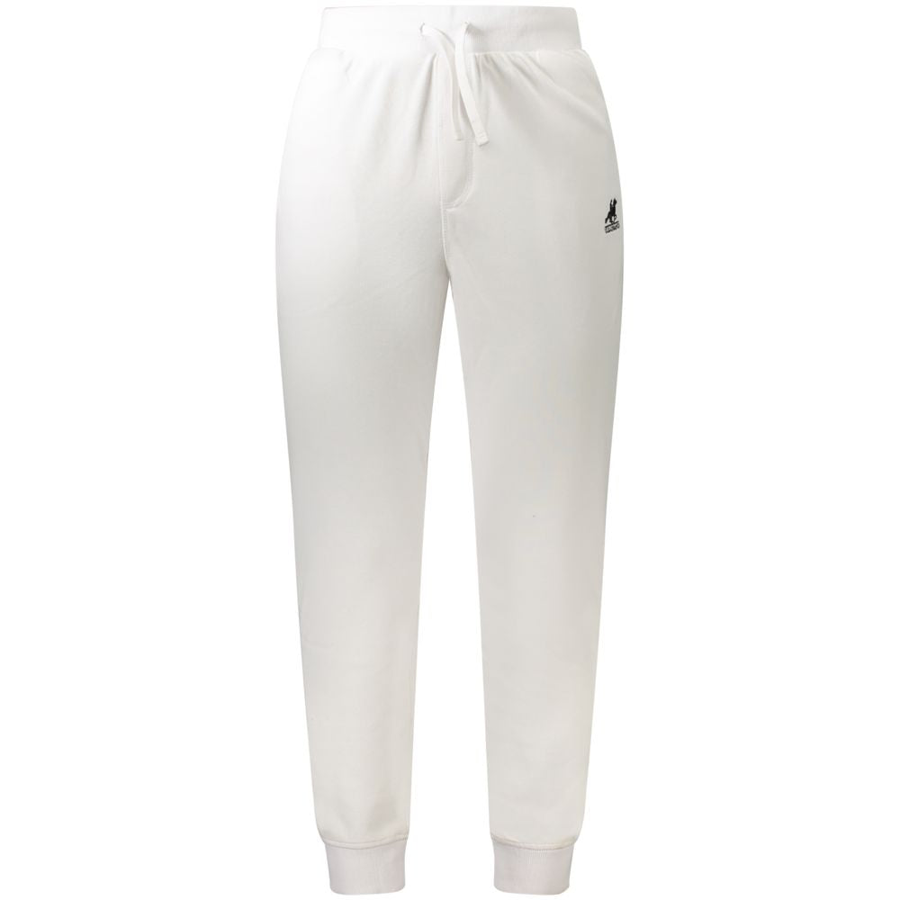 U.S. Grand Men's White Cotton Sweatpants