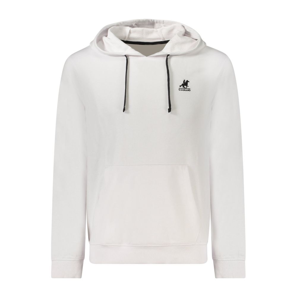 U.S. Grand Weißes Baumwoll-Sweatshirt für Herren