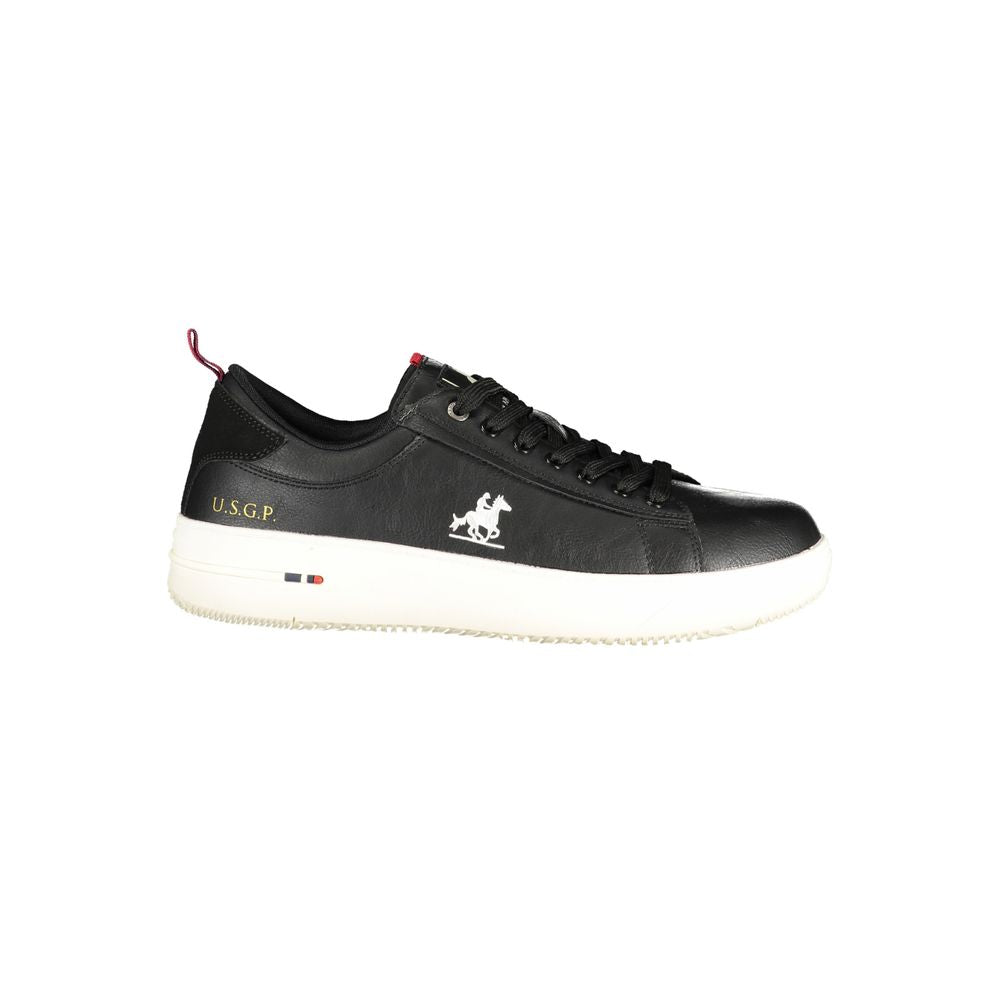 U.S. Grand Schwarzer Sneaker aus Polyurethan für Herren
