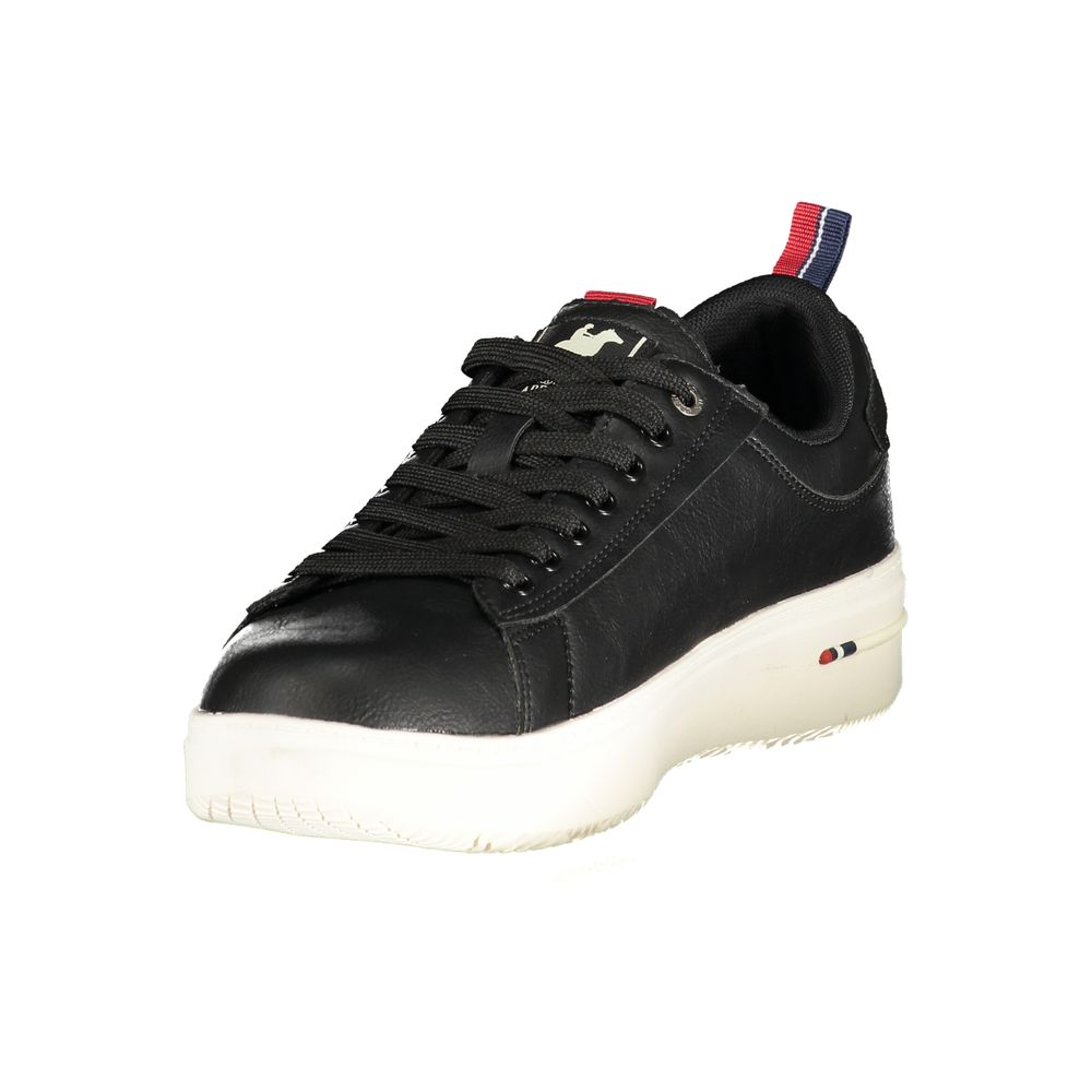 U.S. Grand Schwarzer Sneaker aus Polyurethan für Herren