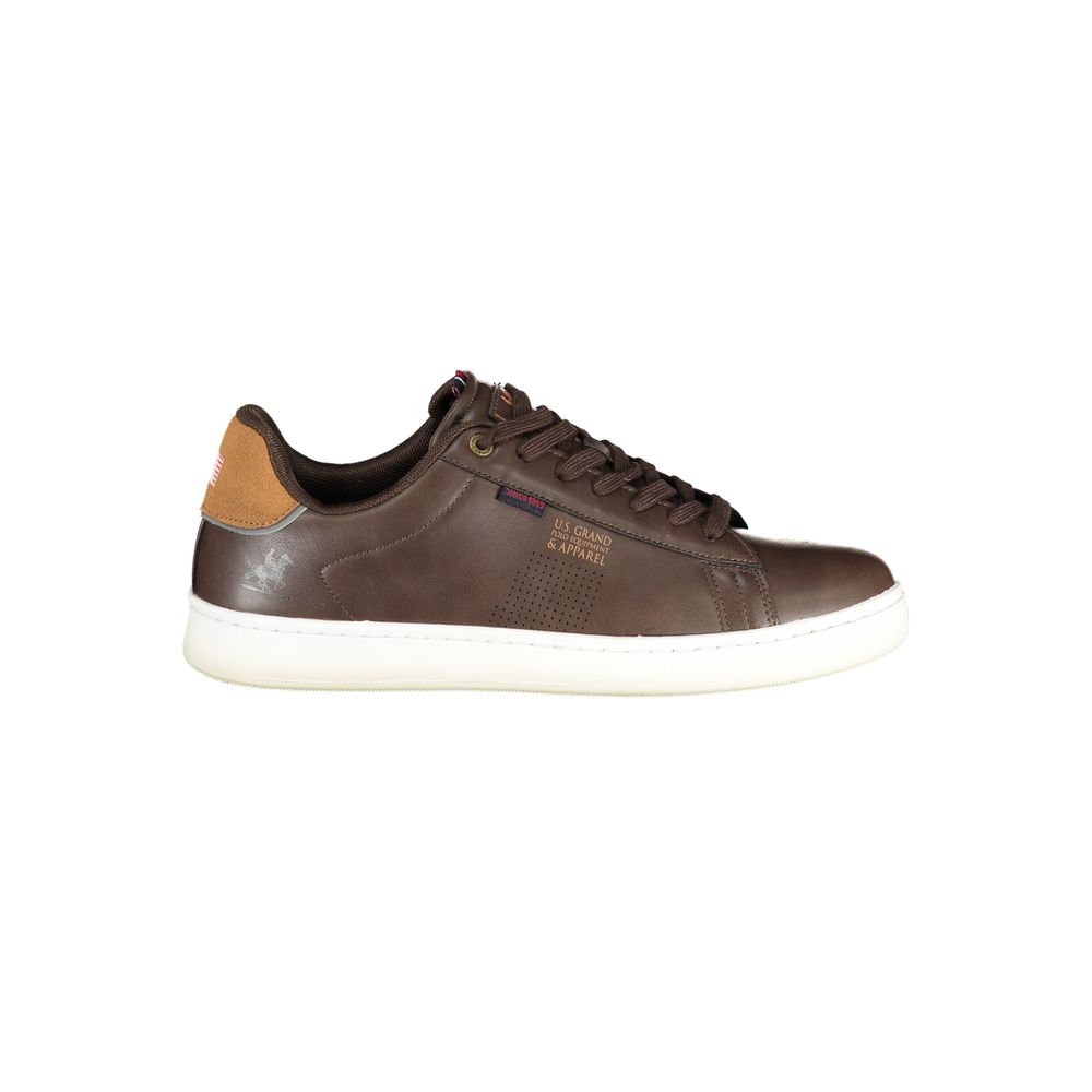 U.S. Grand Marrone Polyurethane Men's Sneakers