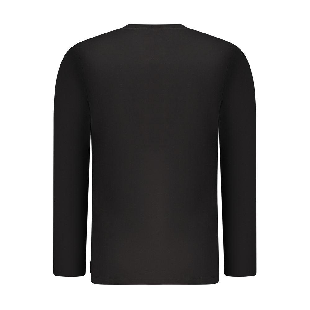 U.S. Grand Schwarzes Baumwoll-T-Shirt für Herren