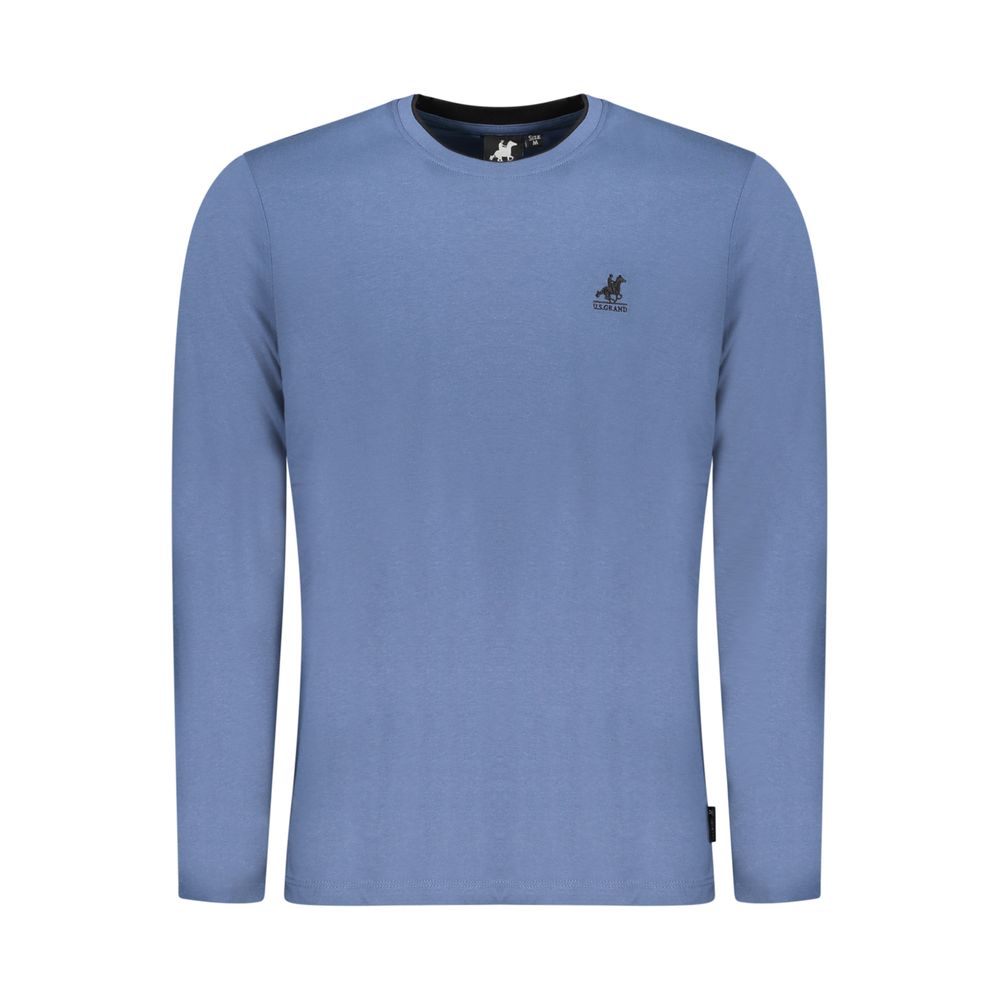 U.S. Grand Blu Baumwoll-T-Shirt für Herren