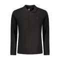 U.S. Grand Men's Black Cotton Polo Shirt