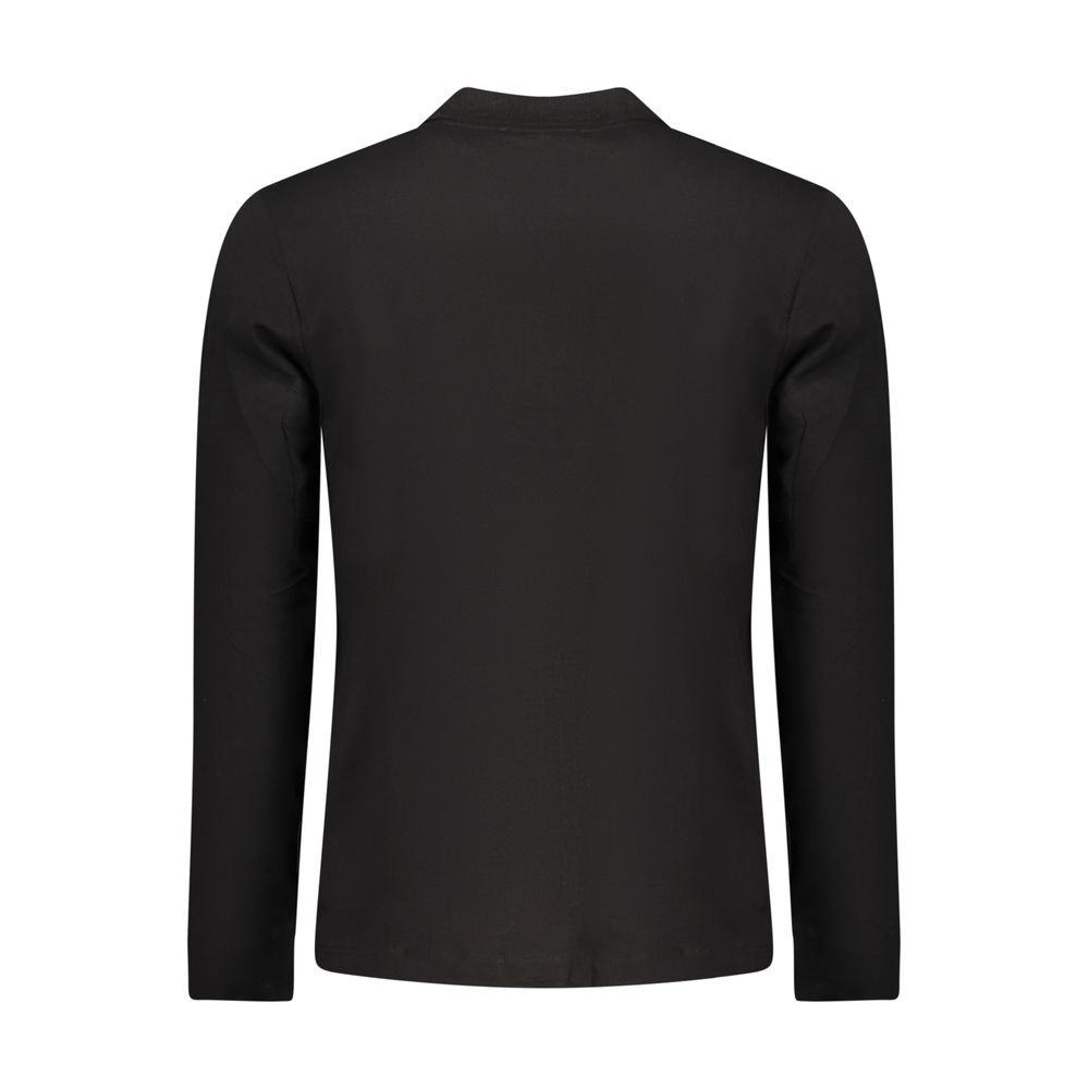 U.S. Grand Men's Black Cotton Polo Shirt