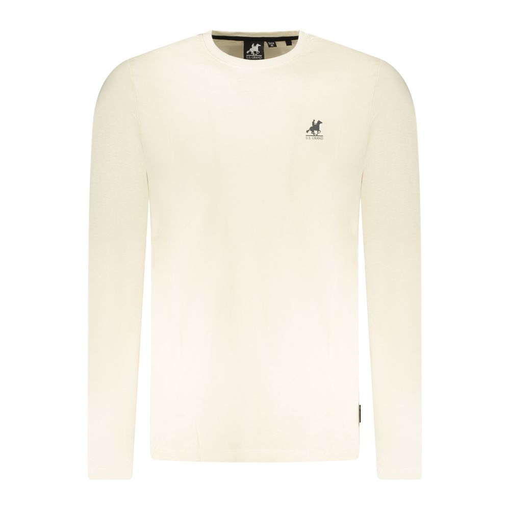 U.S. Grand Beige Baumwoll-T-Shirt für Herren