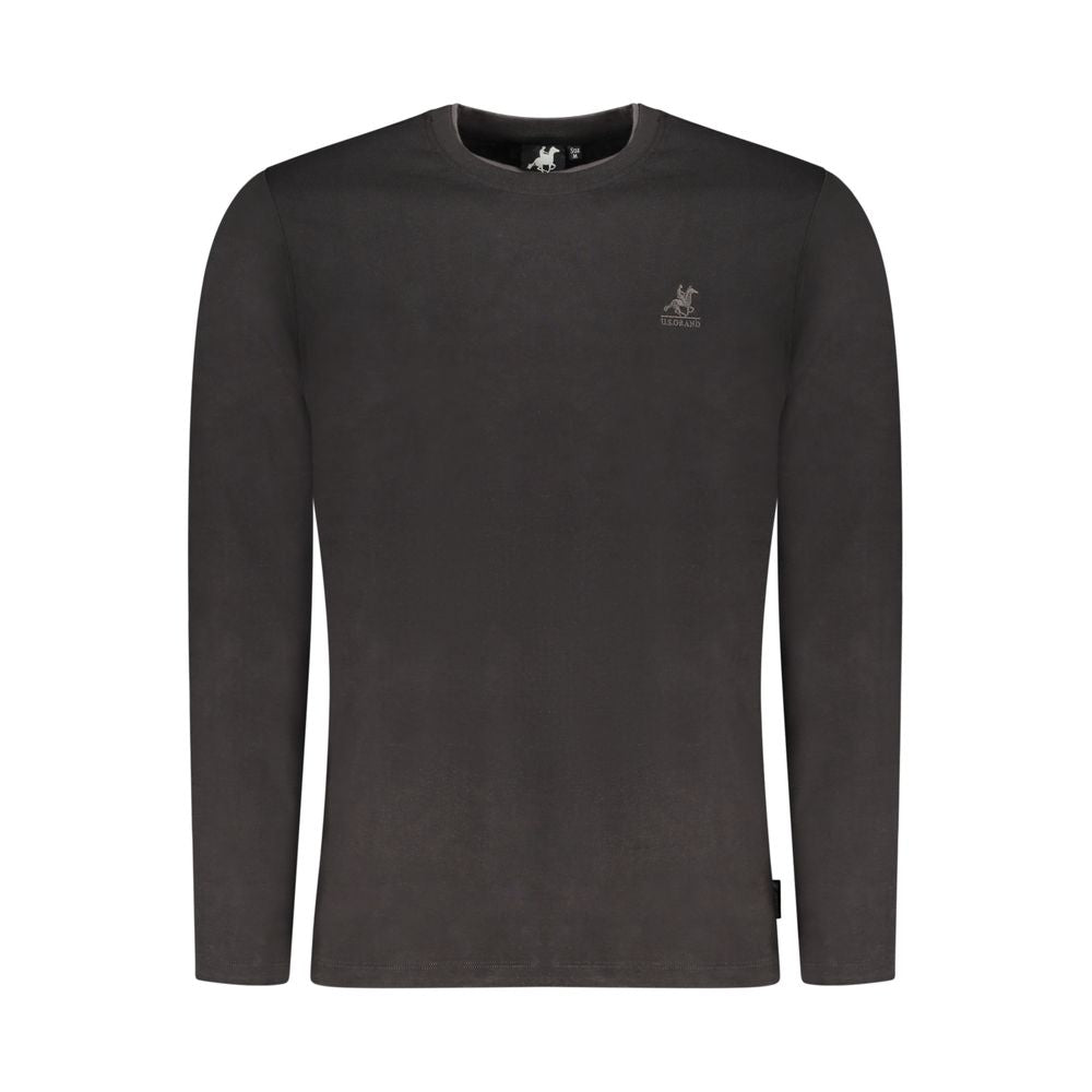 U.S. Grand Men's Black Cotton T-Shirt