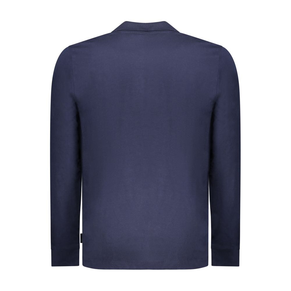 U.S. Grand Blue Cotton Men's Polo Shirt