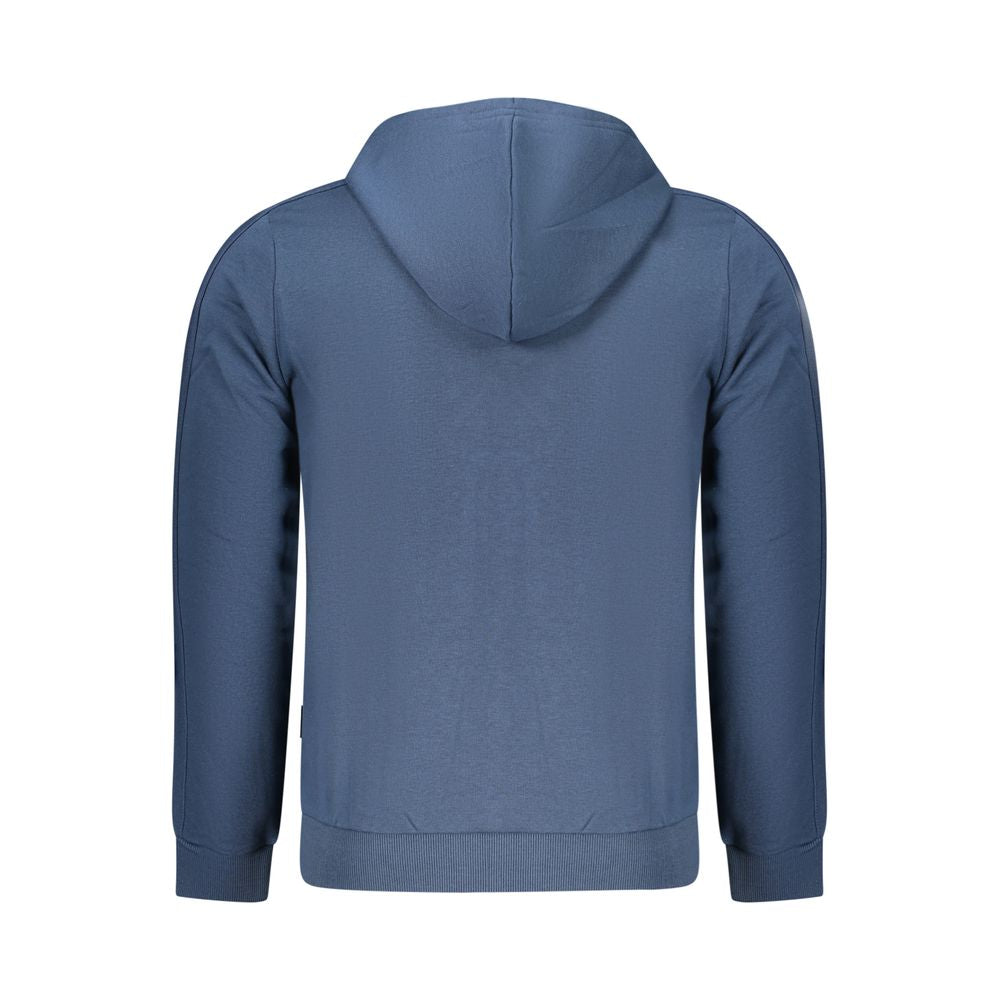 U.S. Grand Blauer Baumwoll-Kapuzenpullover für Herren