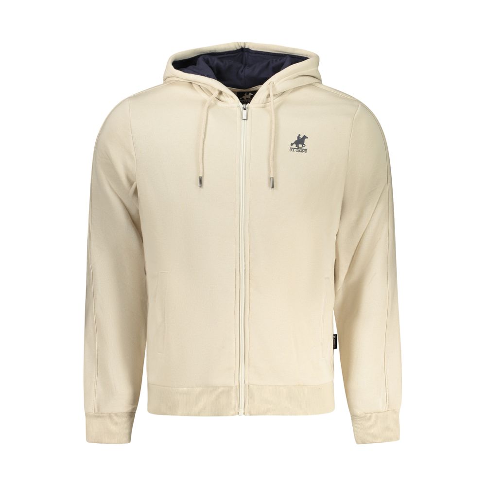 U.S. Grand Beige Cotton Men's Sweatshirt