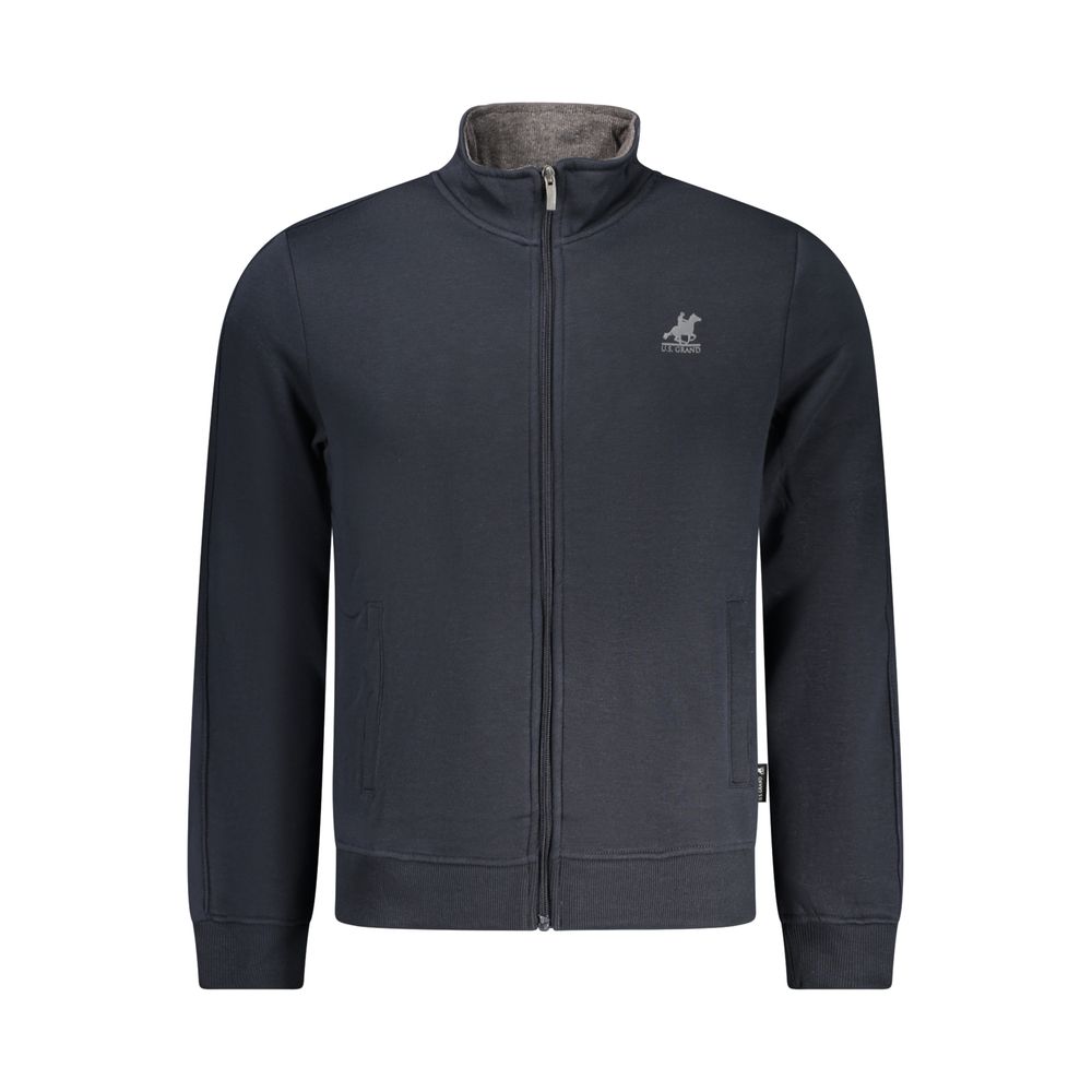 U.S. Grand Blaues Baumwoll-Sweatshirt für Herren