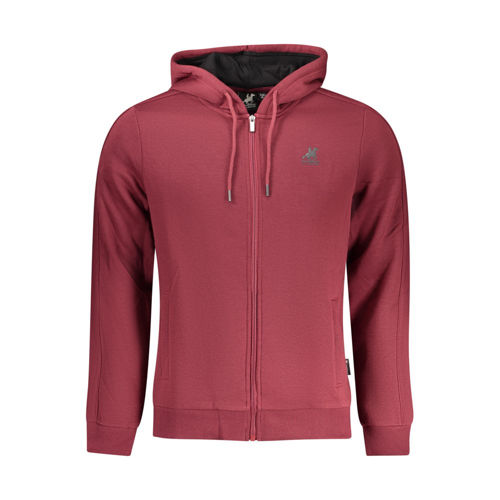 U.S. Grand Rotes Herren-Sweatshirt aus Baumwolle