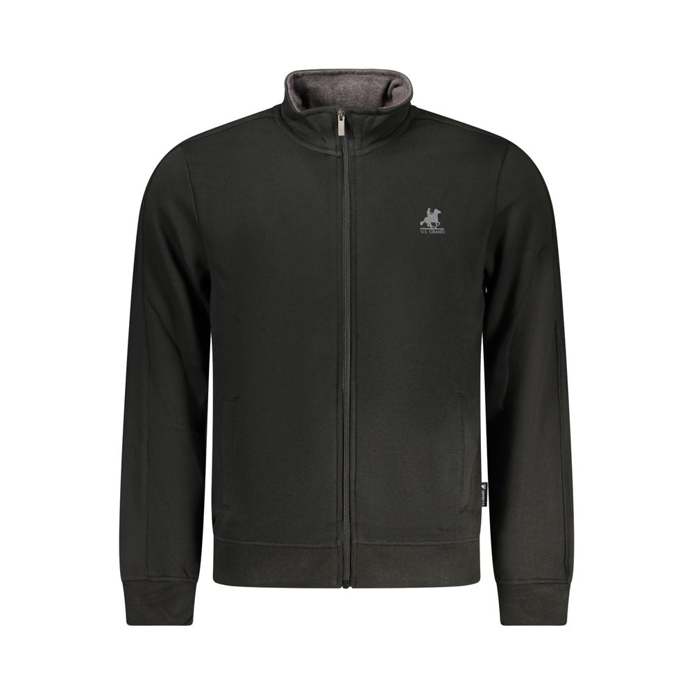 U.S. Grand Black Cotton Men's Sweatshirt