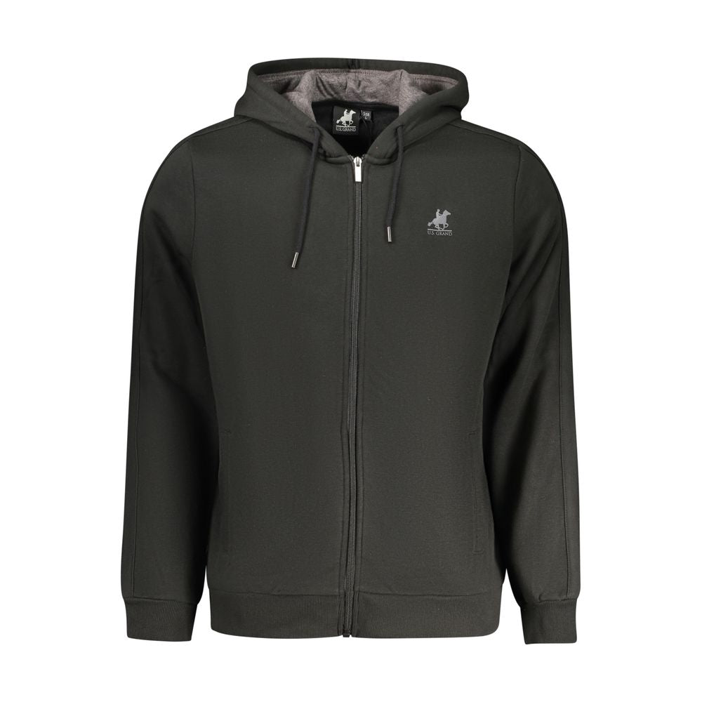 U.S. Grand Schwarzer Baumwoll-Sweatshirt