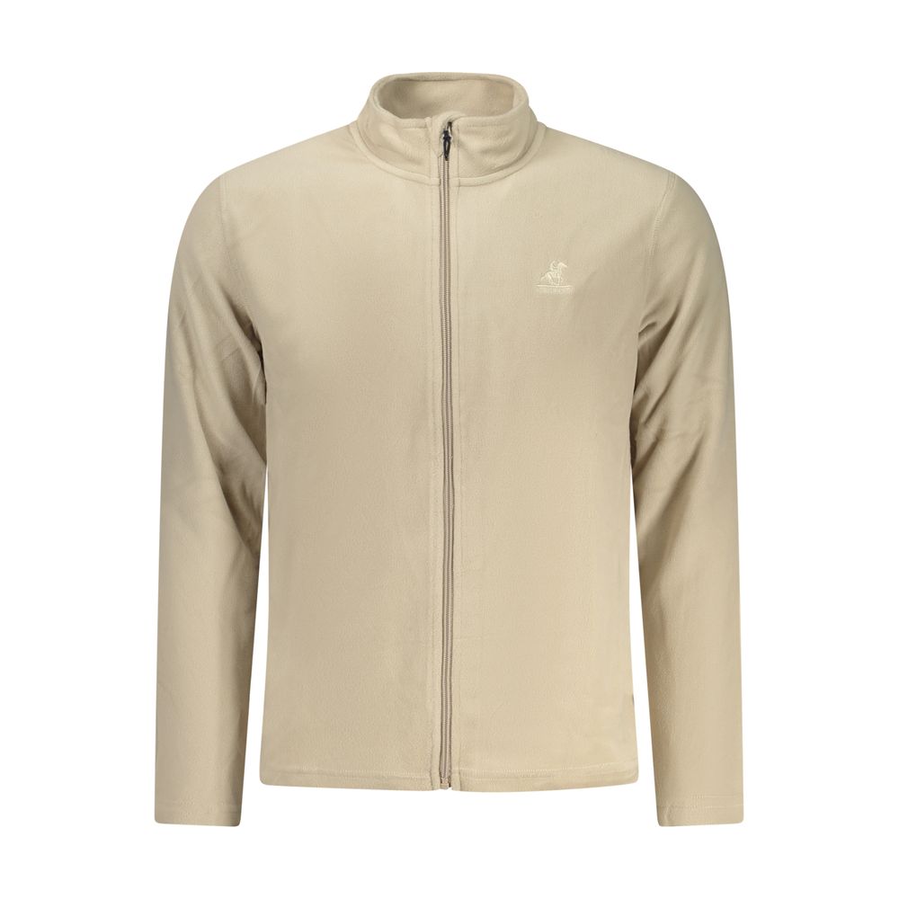 U.S. Grand Beige Polyester Herren Sweatshirt