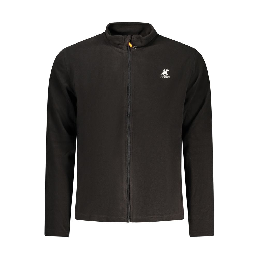 U.S. Grand Schwarzes Herren-Sweatshirt aus Polyester