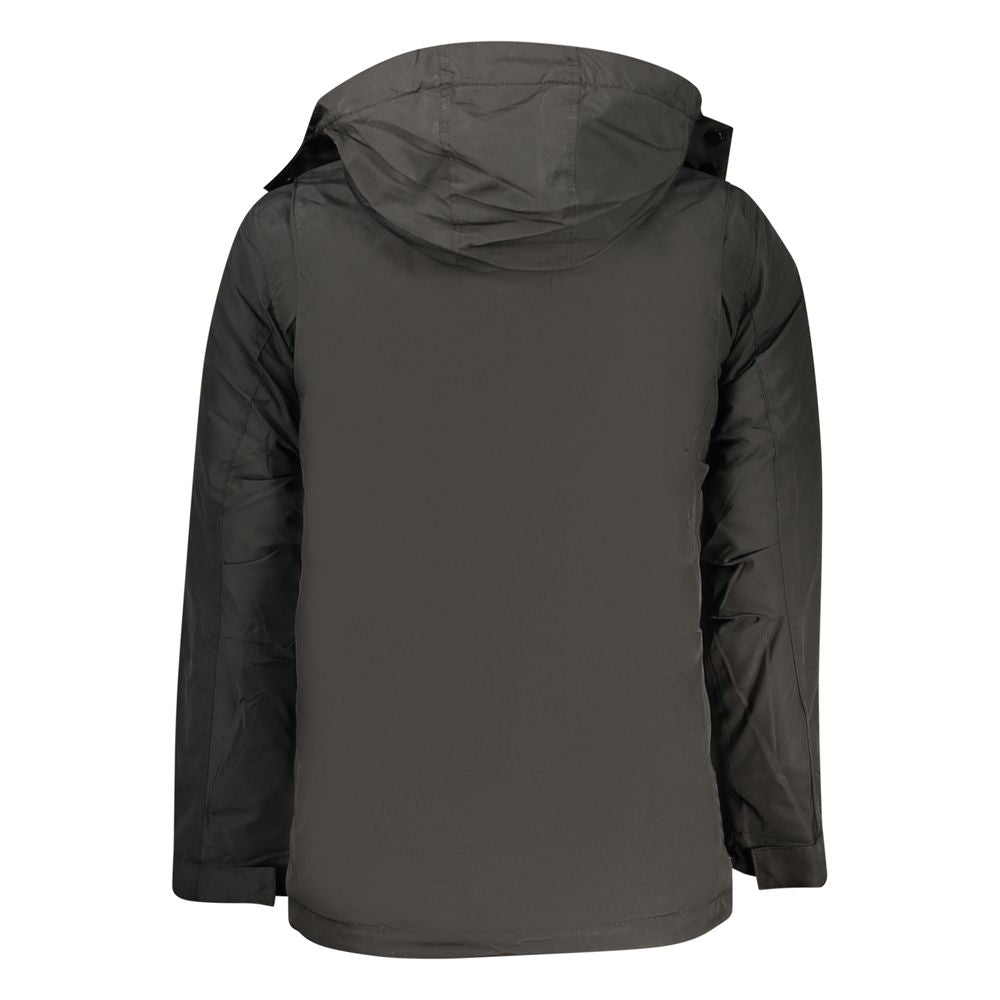 U.S. Grand Men's Black Polyester Jacket