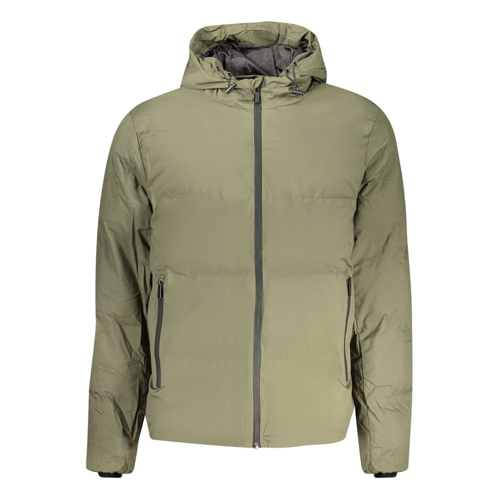 U.S. Grand Grüne Shell-Jacke aus Polyester