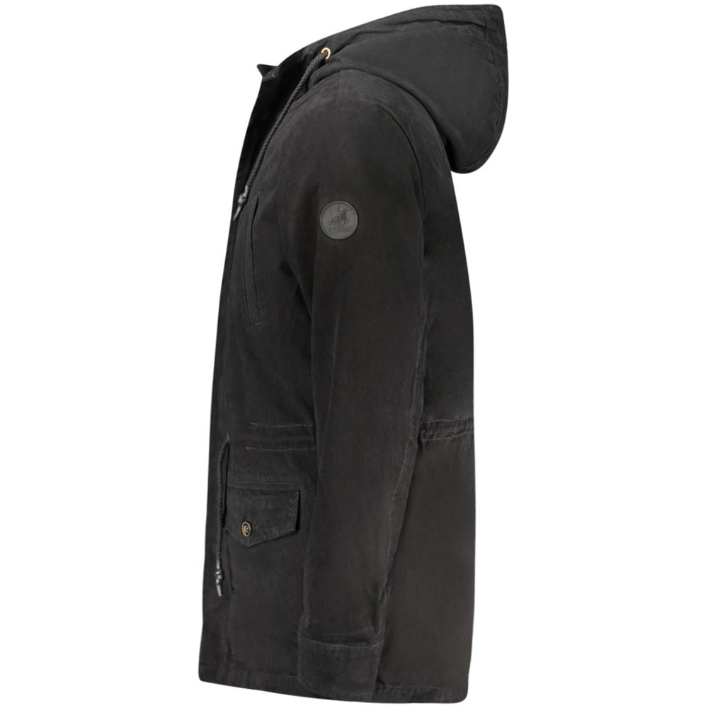 U.S. Grand Nero Men's Polyester Parka Jacket