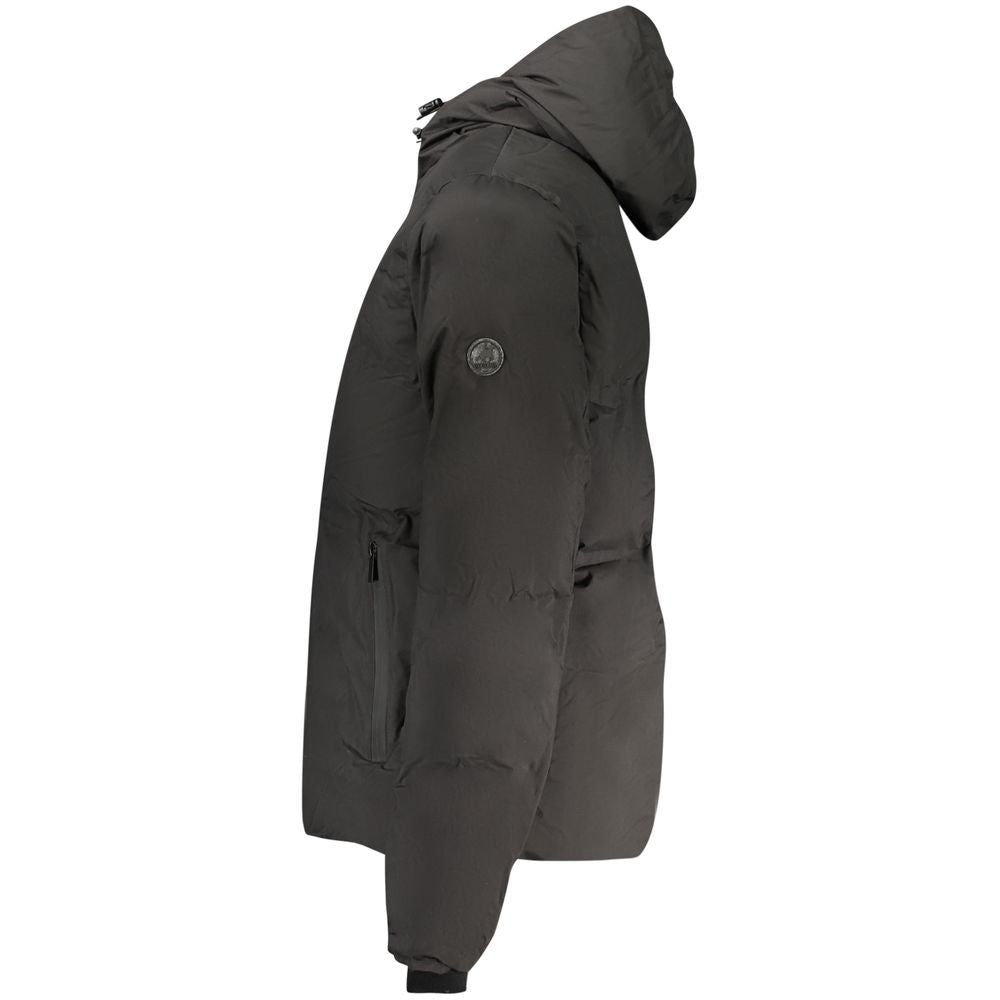 U.S. Grand Men's Black Polyester Jacket
