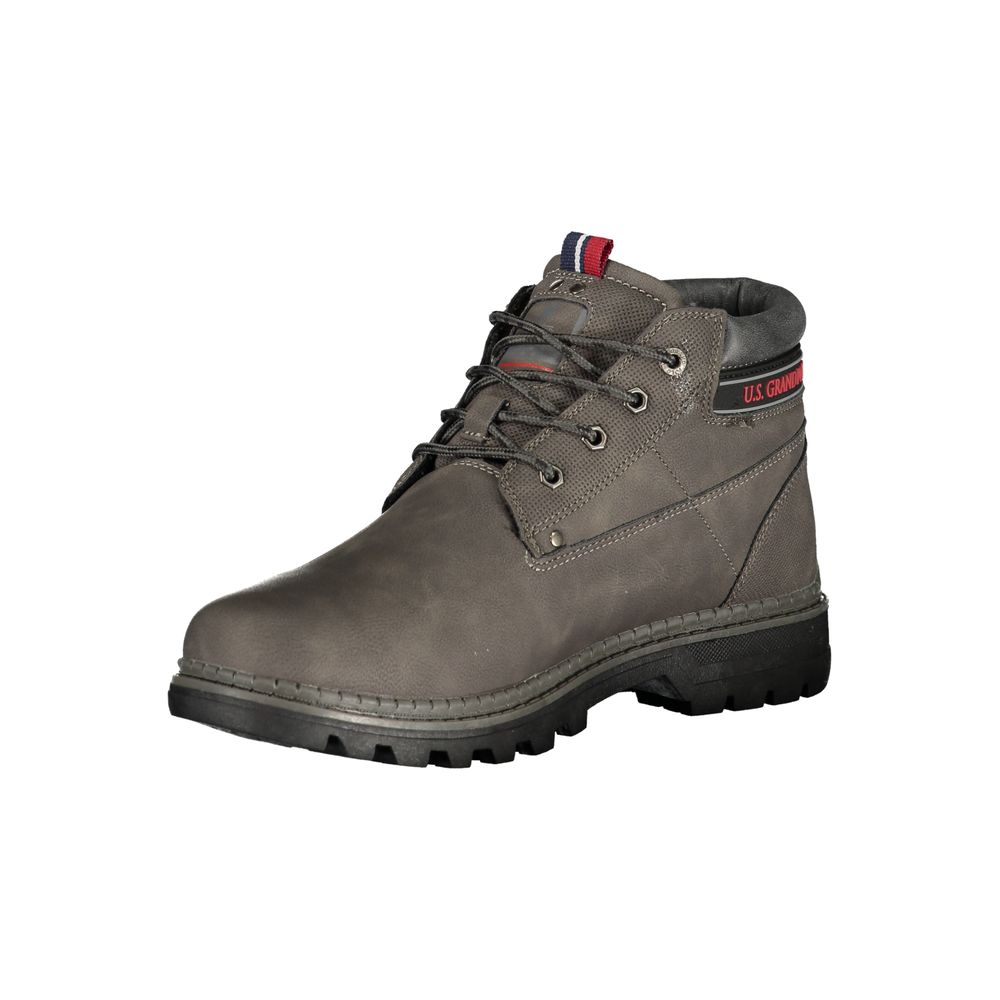 U.S. Grand Grigio Polyurethane Herren Stiefelette
