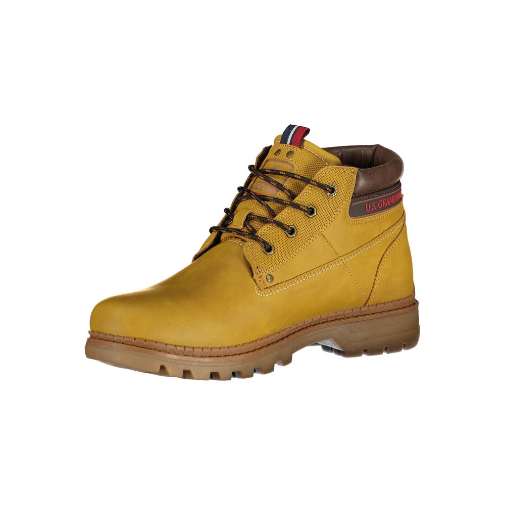 U.S. Grand Gelber Ankle Boot aus Polyurethan für Herren