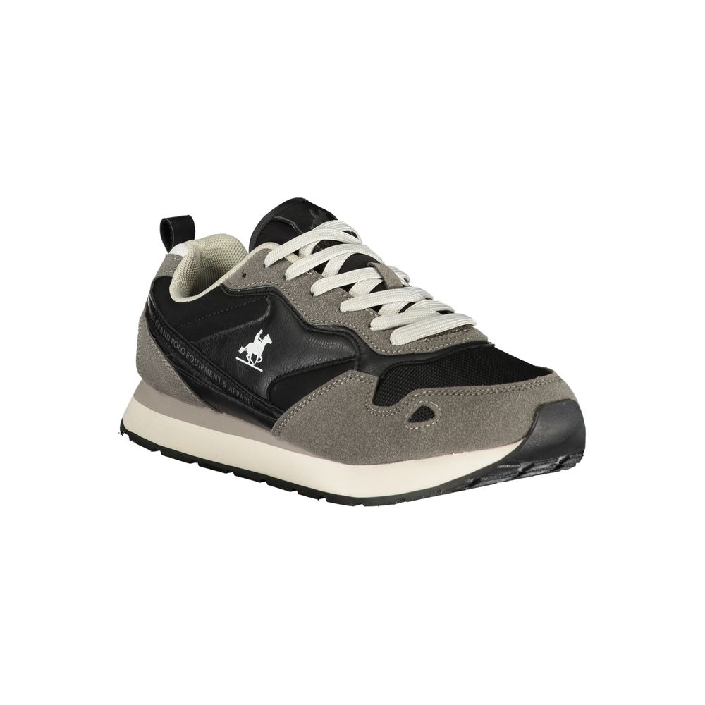 U.S. Grand Men's Black Polyurethane Sneakers