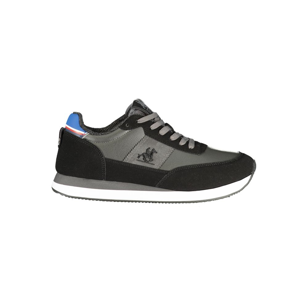 U.S. Grand Schwarzer Sneaker aus Polyurethan für Herren