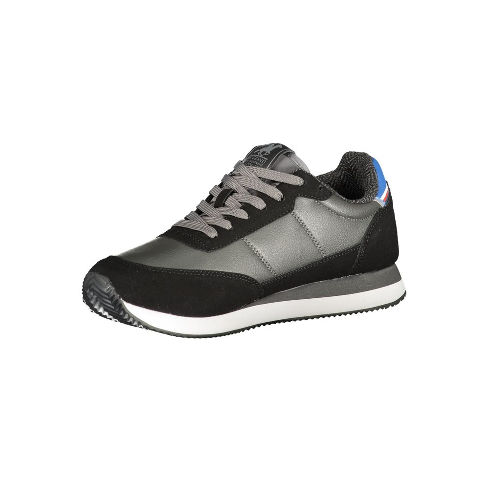 U.S. Grand Schwarzer Sneaker aus Polyurethan für Herren