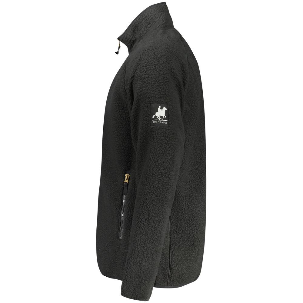 U.S. Grand Men's Black Polyester Sweatshirt