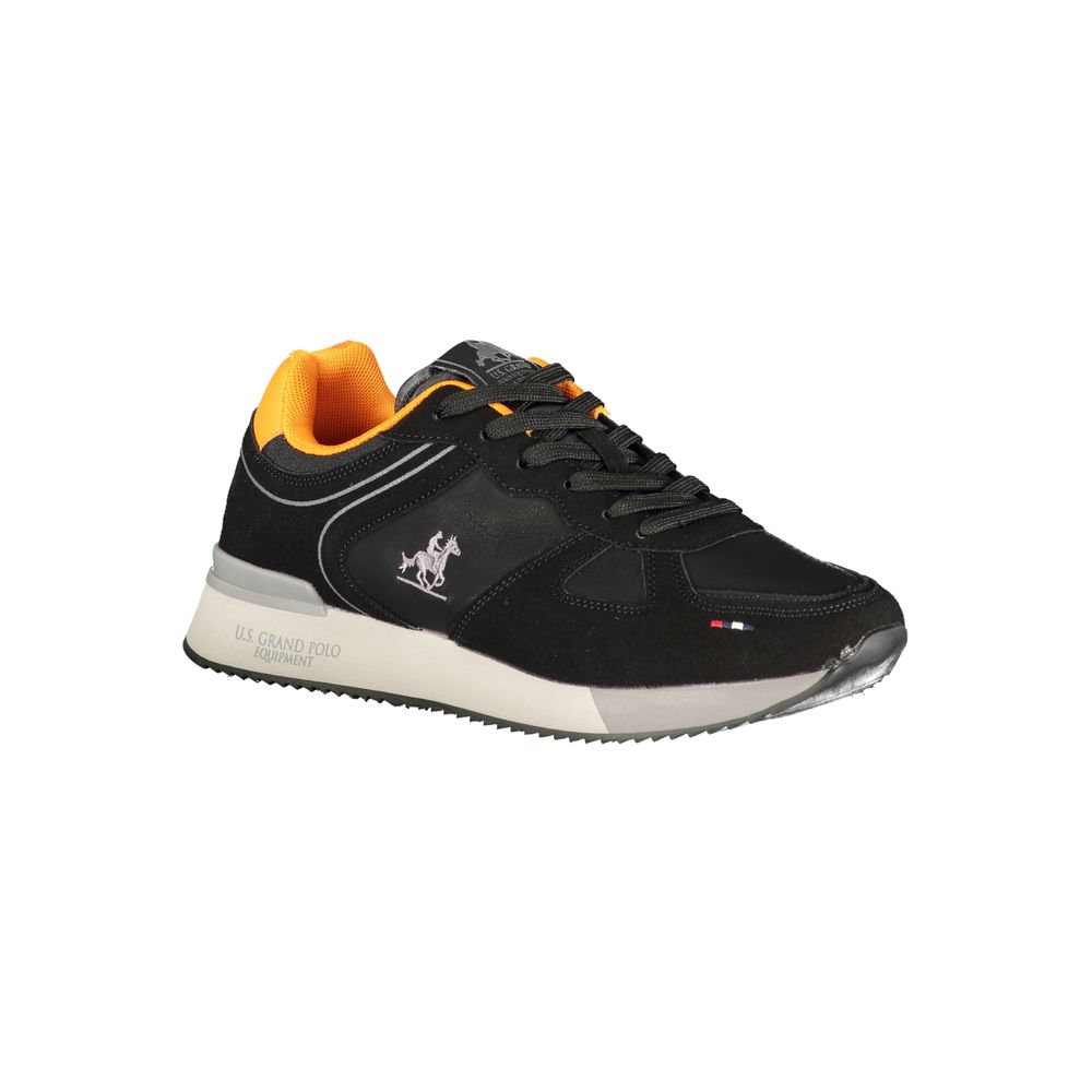 U.S. Grand Schwarzer Sneaker für Herren aus Polyurethan