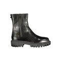 Cafenoir Schwarzer Leder Damenstiefel