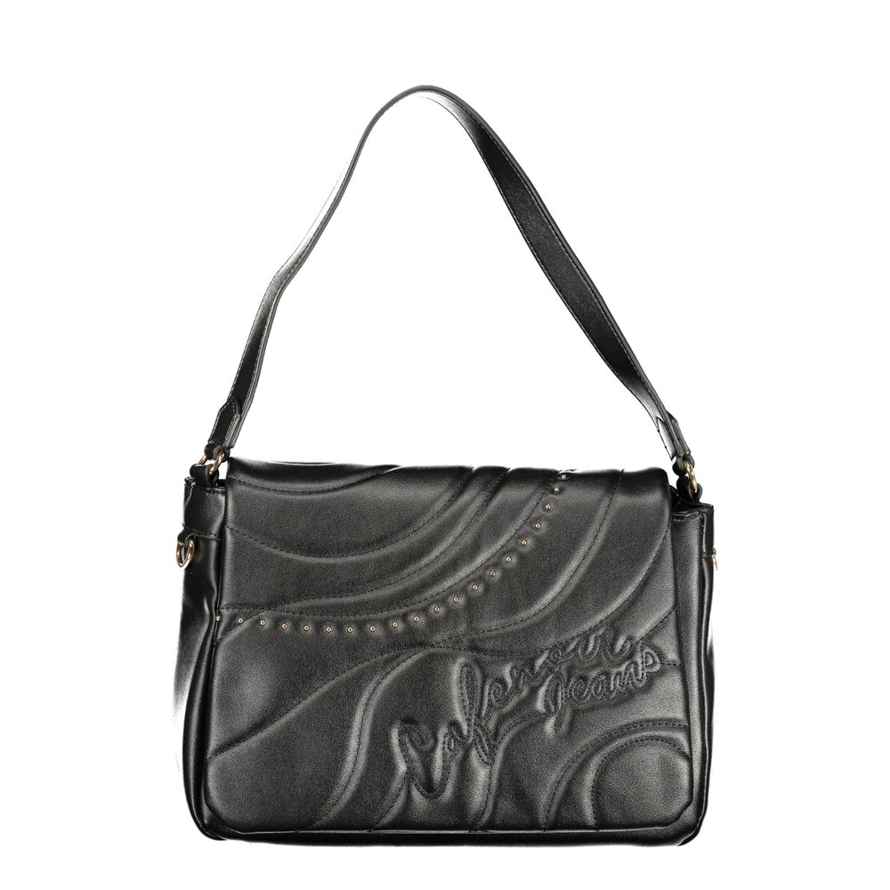 Cafenoir Schwarze Handtasche aus Polyethylen