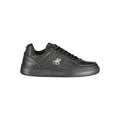 U.S. Grand Black Polyester Sneakers for Athletic Occasions
