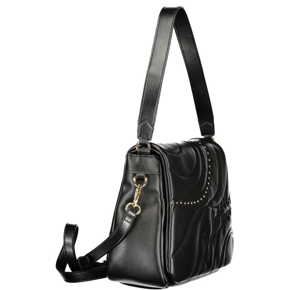 Cafenoir Schwarze Handtasche aus Polyethylen