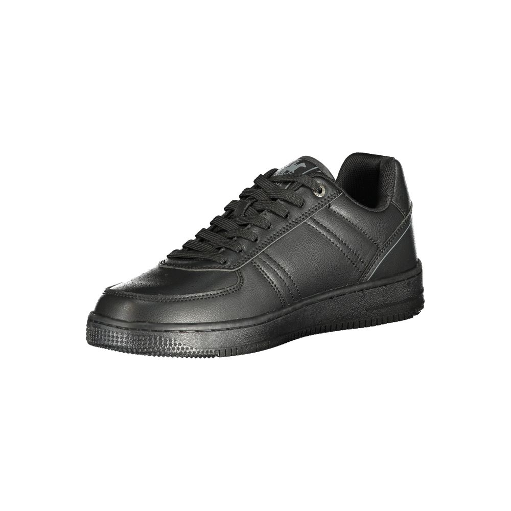U.S. Grand Black Polyester Sneakers for Athletic Occasions
