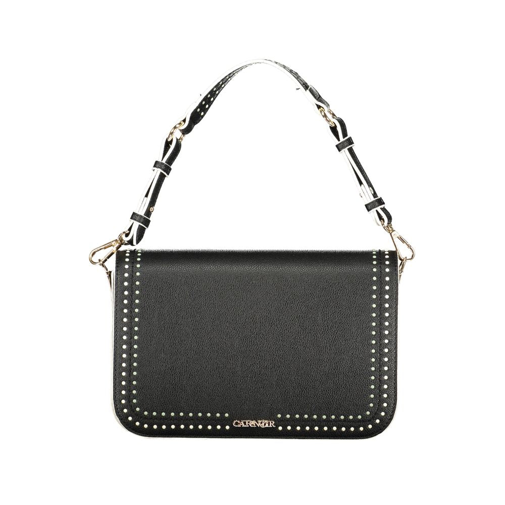 Cafenoir Schwarze Handtasche aus Polyethylen