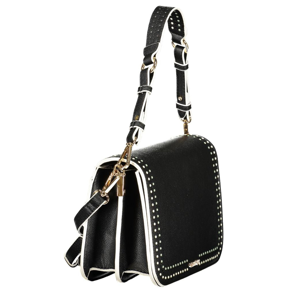 Cafenoir Schwarze Handtasche aus Polyethylen