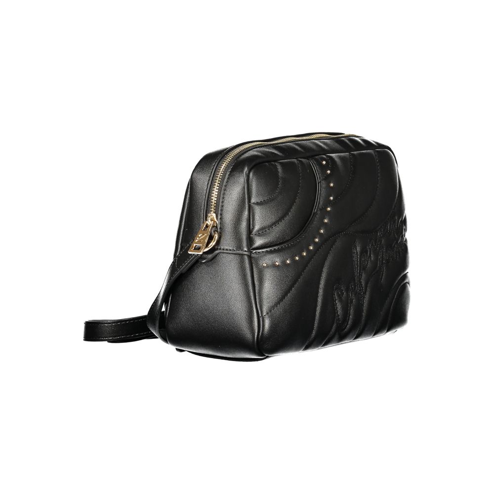 Cafenoir Schwarze Handtasche aus Polyethylen