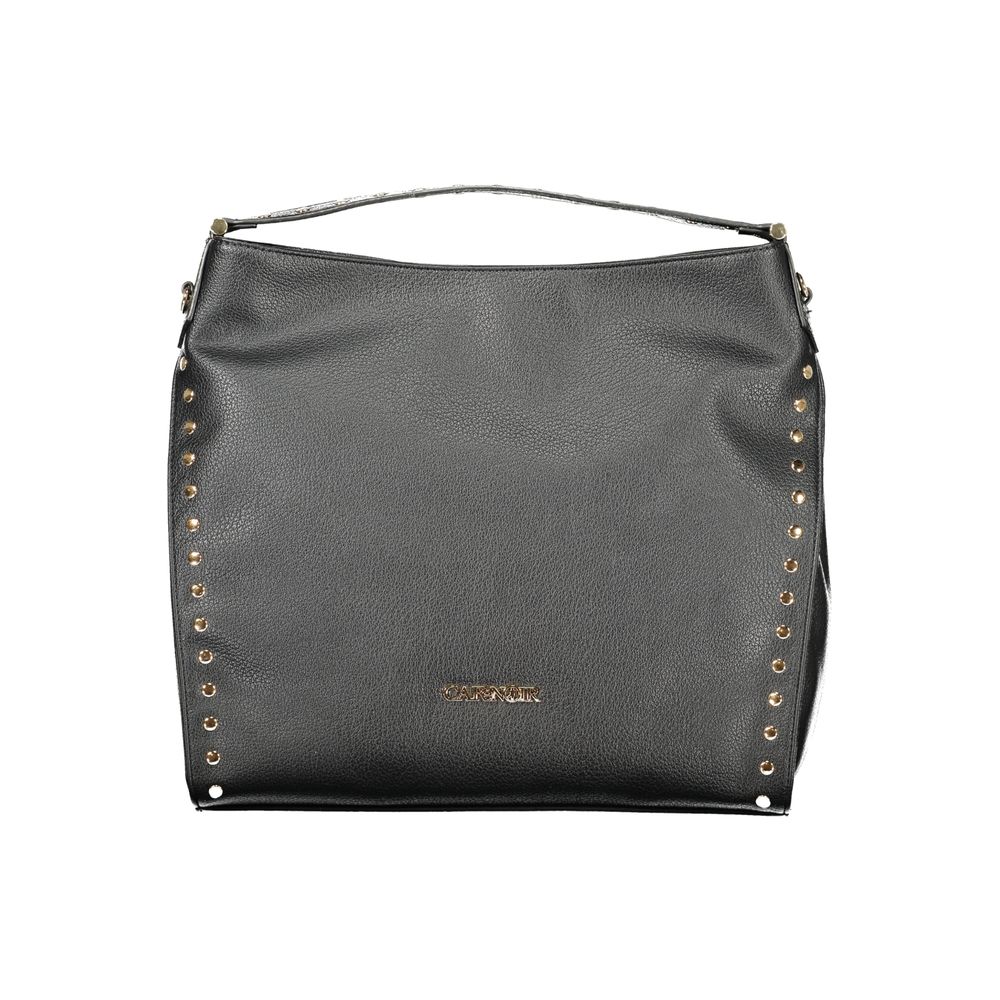 Cafenoir Schwarze Handtasche aus Polyethylen