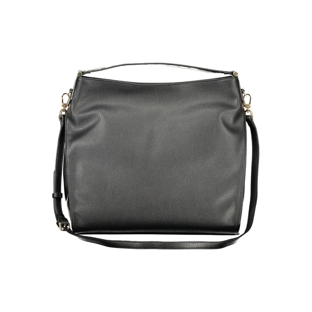 Cafenoir Schwarze Handtasche aus Polyethylen