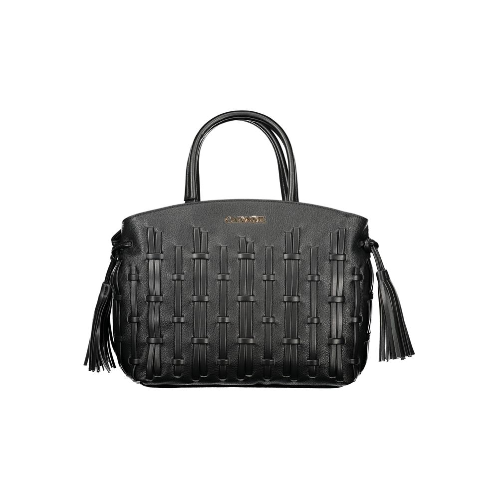 Cafenoir Schwarze Handtasche aus Polyethylen