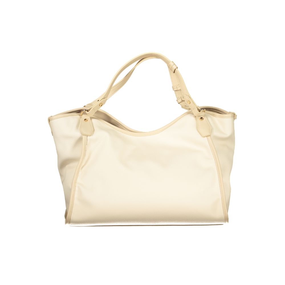 Cafenoir Schultertasche aus Polyurethan in Beige für Damen