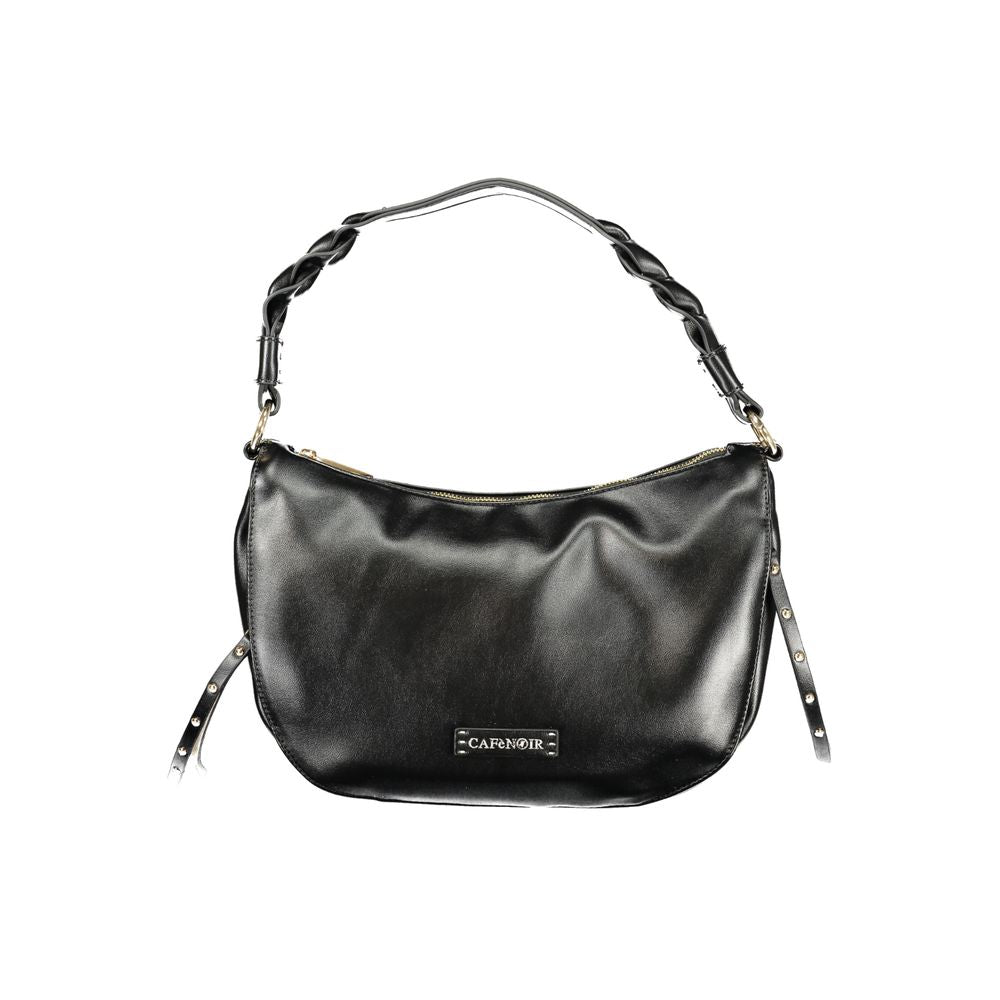 Cafenoir Schwarze Handtasche aus Polyethylen