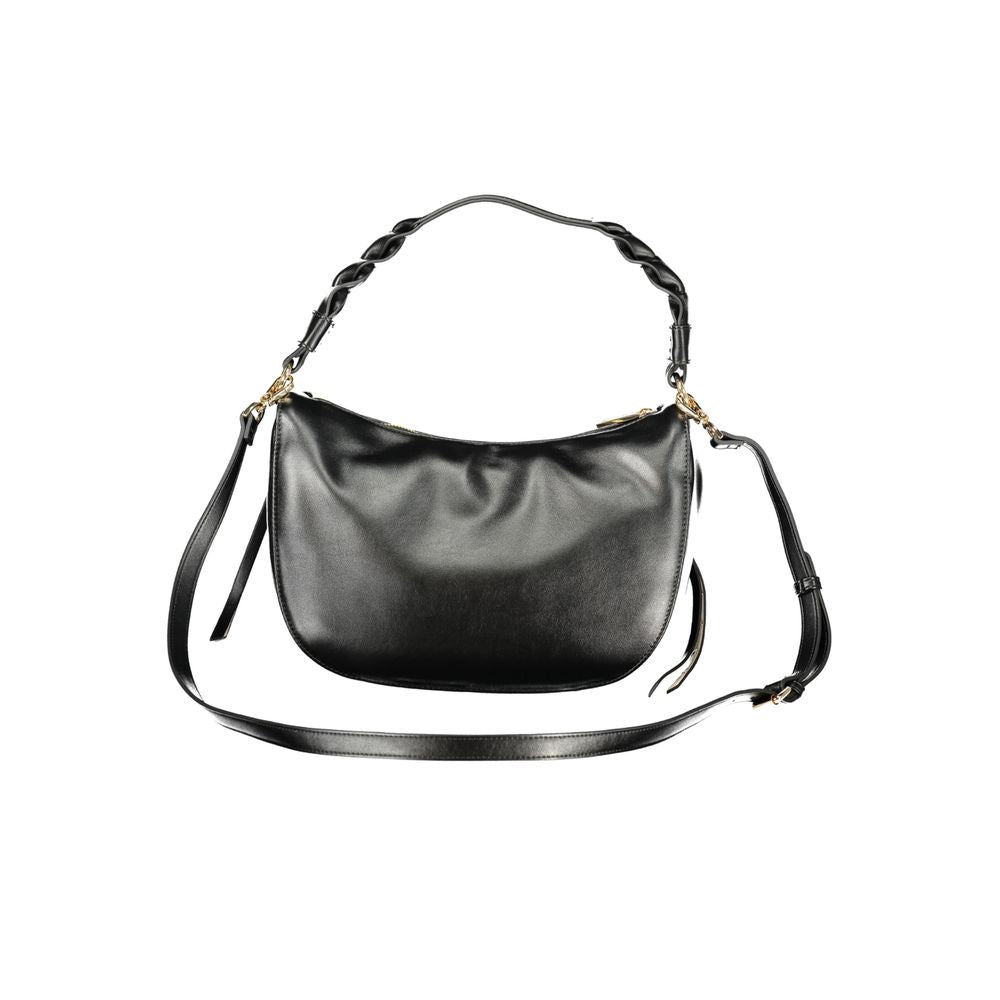 Cafenoir Schwarze Handtasche aus Polyethylen