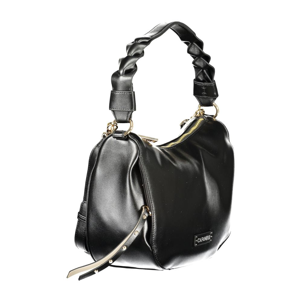 Cafenoir Schwarze Handtasche aus Polyethylen